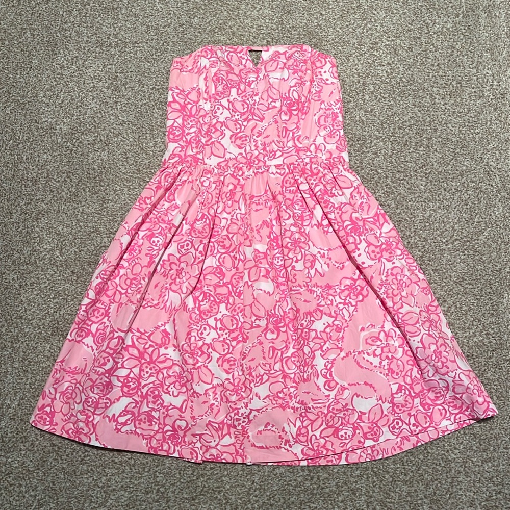 Lilly Pulitzer Strapless Sundress sz 00.
